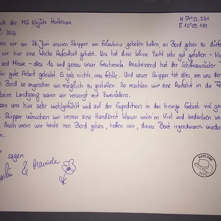 Kajüte Holtenau Kiel